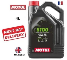 Motul 5100 4T 10w-30 Motorcycle Engine Oil 4 Litres 10w30 Ester 4 Stroke 4L
