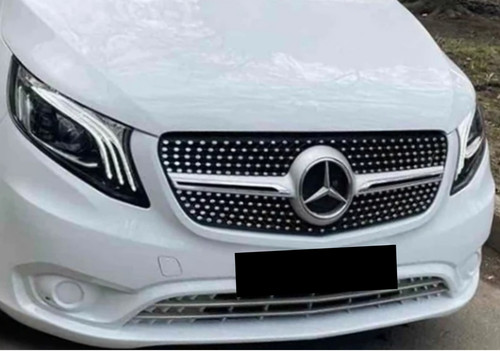 Front grille emblem chrome - front,