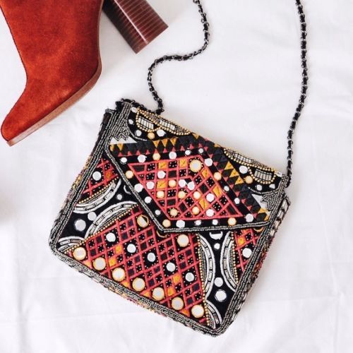 Zara embroidered bead mirror - zara,