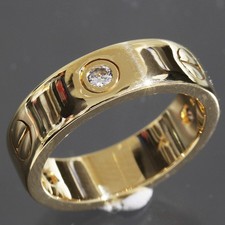 Cartier Love Ring Half Diamond