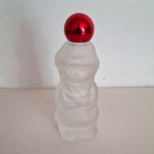 Avon frosted glass boy bottle - avon,