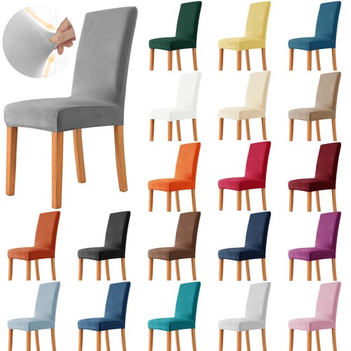 Velvet chair seats covers - velvet,