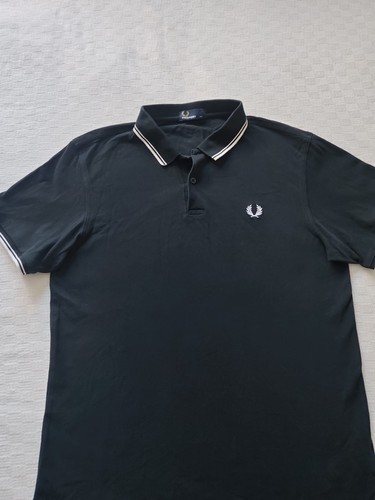 Fred perry black cotton - black, polo