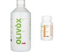 SNEP Olivox 1 bottle + Burner 60 capsules (Kit 2 items)