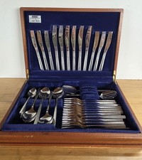 Vintage Viners Of Sheffield 44Piece Canteen Of Love Story Cutlery Boxed Set