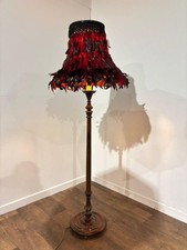 Vintage Carved Standard Lamp