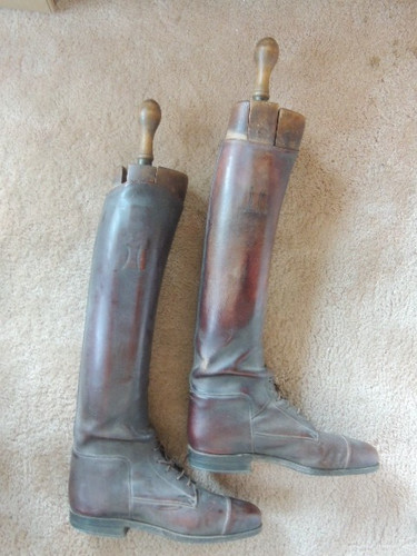 Antique english riding - antique, leather