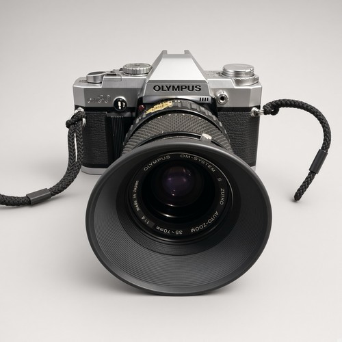 Olympus silver 35mm slr - olympus,