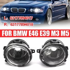 Left & Right Front Bumper Fog Light Lamp For BMW E46 3 Series M3 E39 5 Series M5