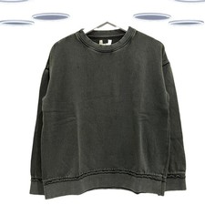 Ex Hush Women’s Sweatshirt Washed Grey Long Sleeve Organic Cotton (Defect)