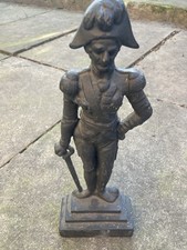  Antique original Cast Iron Door Stop 16”tall