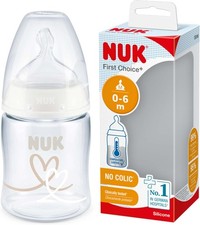NUK First Choice+ Baby Bottle – 150ml (0–6 Months)