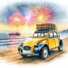 Citroen 2CV 2 CV  Birthday
