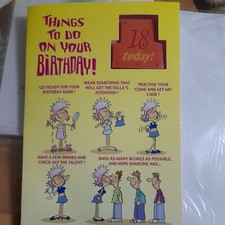 18 today  Birthday Card With