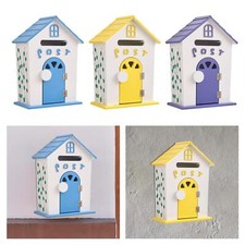 Wall Mount Mailbox Garden Wooden Post Box Mail Box Farmhouse