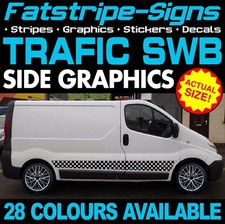 to fit RENAULT TRAFIC SWB GRAPHICS STICKERS STRIPES CAMPER VAN MOTORHOME