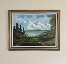 Original Oil Painting Bob Ross
