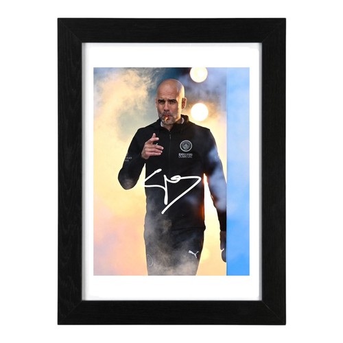 Pep guardiola signed - signed, autograph