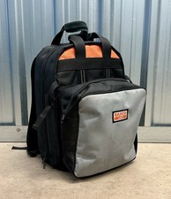 Bahco 3875-BP2 Large Durable Polyester Tool Bag Backpack Tradesman Black 30KG