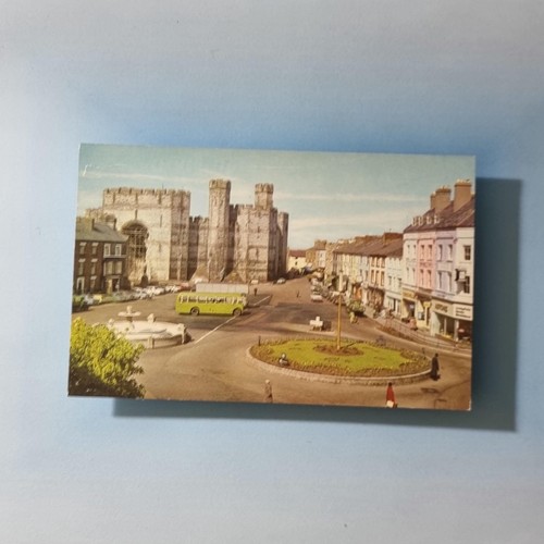 Caernarvon postcard c1970 - postcard,