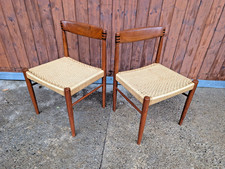 2 x Teak Dining Chairs Bramin