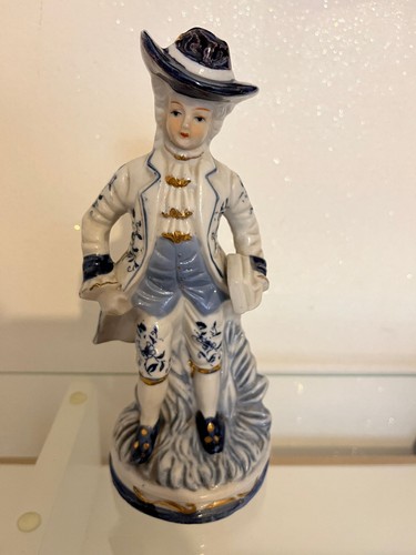 Vintage 1970s blue - blue, &