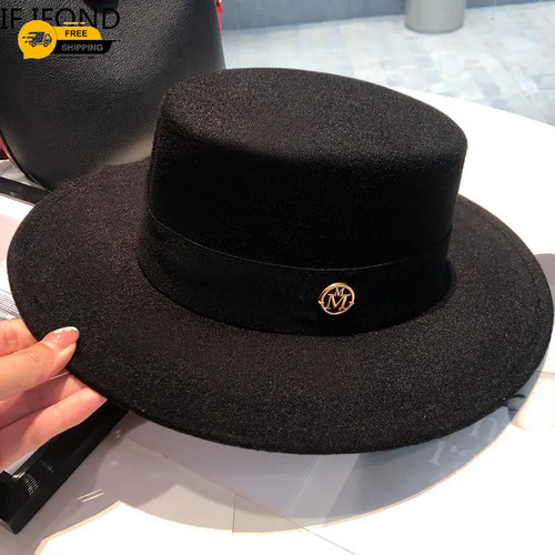 Women fedora hats elegant - women's,