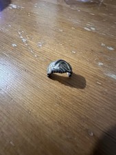 Silver Gilt Medieval Fede Ring
