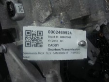 VOLKSWAGEN CADDY GEARBOX  2018 1.4L Petrol 6 [mvr:speed] Automatic  RQX  SLX  0A