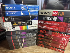 Lot sealed vhs blank - sealed,