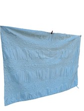 Kelly Hoppen Velvet /Satin Bedspread Throw White/Cream 200 X  150cm