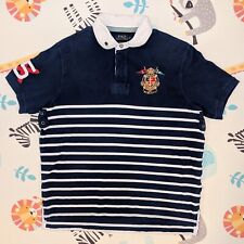 Ralph Lauren Polo Shirt Men 2XL XXL Blue Short Sleeve Open Trophy Regatta RLYC 5