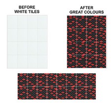 Mosaic Tile Stickers Transfers