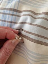 Blue Nile Princess Cut 4 Claw Diamond Stud Earrings In 14K White Gold 0.23CT TW)