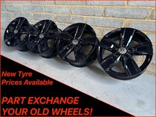 VW Transporter T5 T6 T6.1 17" Genuine Black Davenport Alloy Wheels 7EO601025M