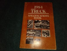 1984 FORD TRUCK SERVICE