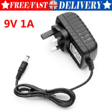 Power Supply UK 9v Adaptor 9v Charger 9 Volt Power Supply UK 9V 1A AC/DC PLUG