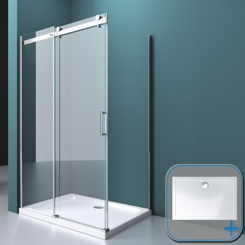 Shower enclosure frameless - shower,