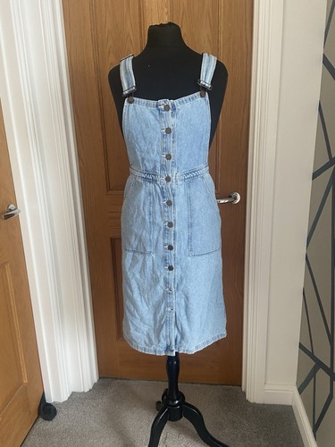 Primark denim pinafore dress