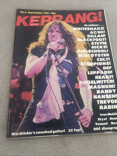 Kerrang music magazine 3 - music, no