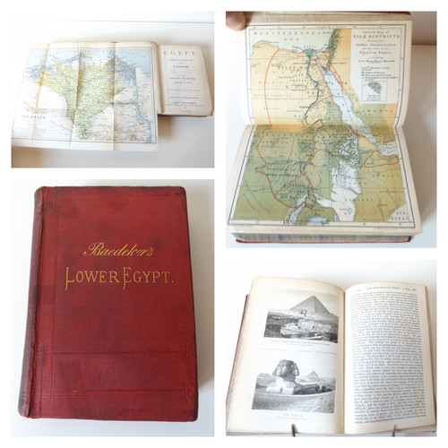 1885 baedeker egypt 2nd - baedeker's,