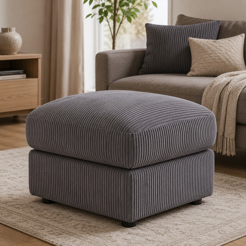 Footstool ottoman pouffe - footstool,