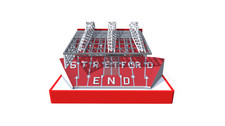 Stretford End football stand