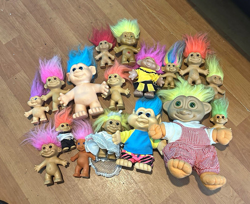 Lot vintage trolls troll - of,
