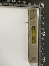 VINTAGE RABONE BIRMINGHAM 4" ENGINEERS SPIRIT LEVEL No. 1393 - COLLECTIBLE