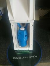 WHITE 240V MAINS INLET caravan