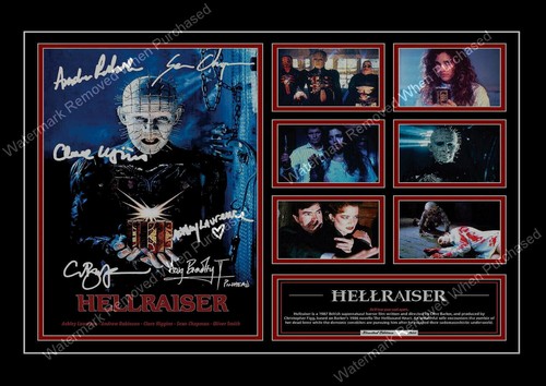 Hellraiser cast signed - (1987),