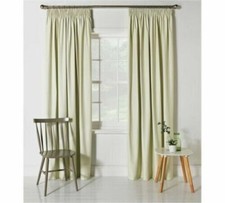 lackout Curtains - 117cm X 183CM - Cotton Cream- Ex Display few dirt marks