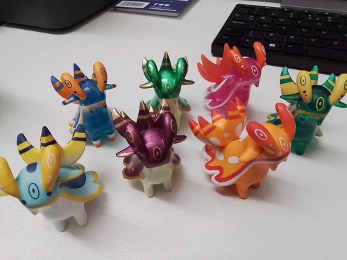 Colorful animal action - animal, figure