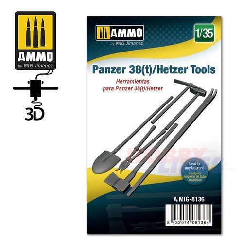 Panzer hetzer tools 35 - panzer, 38(t)/hetzer